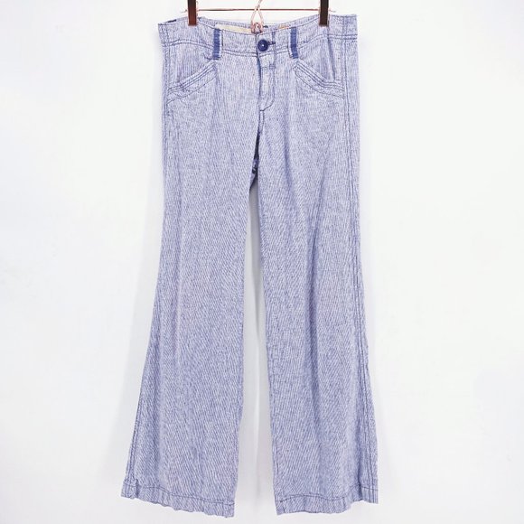 Anthropologie Pants - Pilcro and the Letterpress Linen Wide Leg Trousers